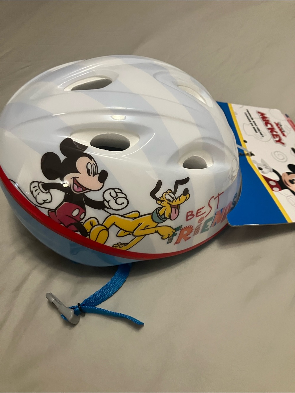 Mickey Mouse toddler bike helmet